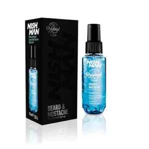Perfume Hidratante Spray Nishman para Barba y Bigote Genius 75ml